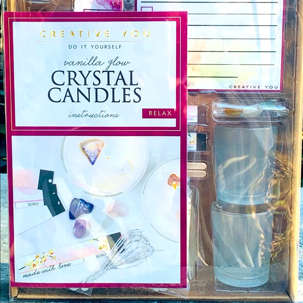 NWT Creative You D.I.Y. Vanilla Glow Candle Kit